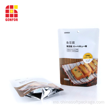 Doypack Stand Up Pouch For Snack Packaging